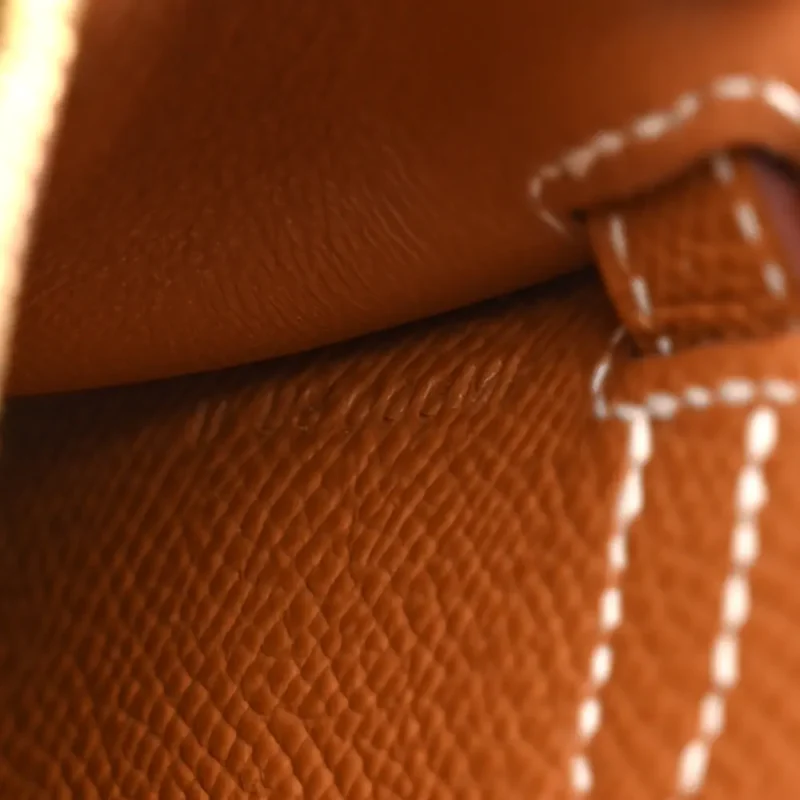 HERM??S KELLY LONG WALLET TO GO BROWN EPSOM LEATHER GOLD HARDWARE - Image 8