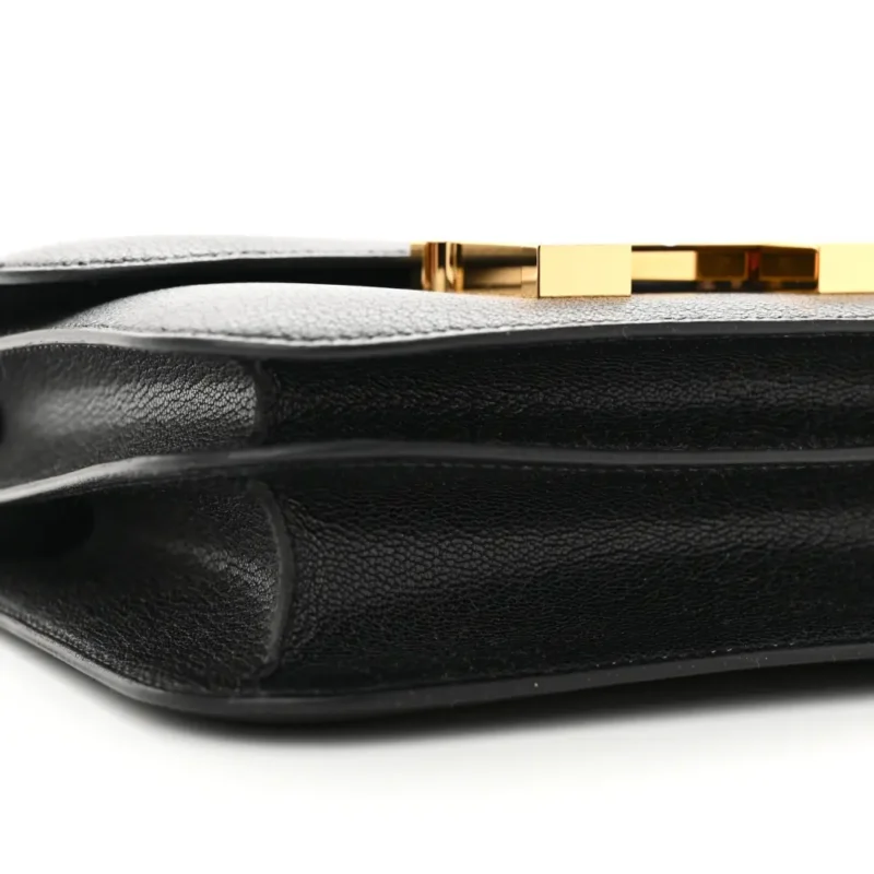 HERM??S CONSTANCE 18 BLACK CH??VRE MYSORE LEATHER ROSE GOLD HARDWARE - Image 5