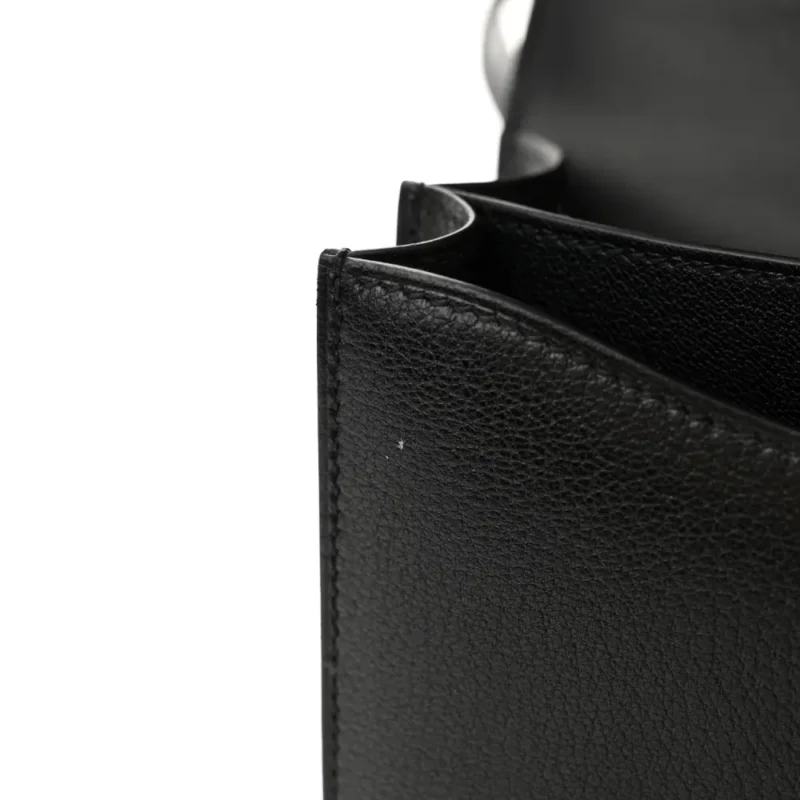 HERM??S CONSTANCE 18 BLACK CH??VRE MYSORE LEATHER ROSE GOLD HARDWARE - Image 10