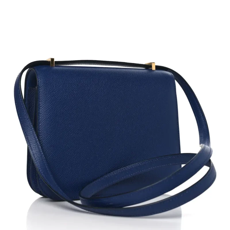 HERM??S CONSTANCE 18 BLEU SAPHIR EPSOM LEATHER GOLD HARDWARE - Image 3