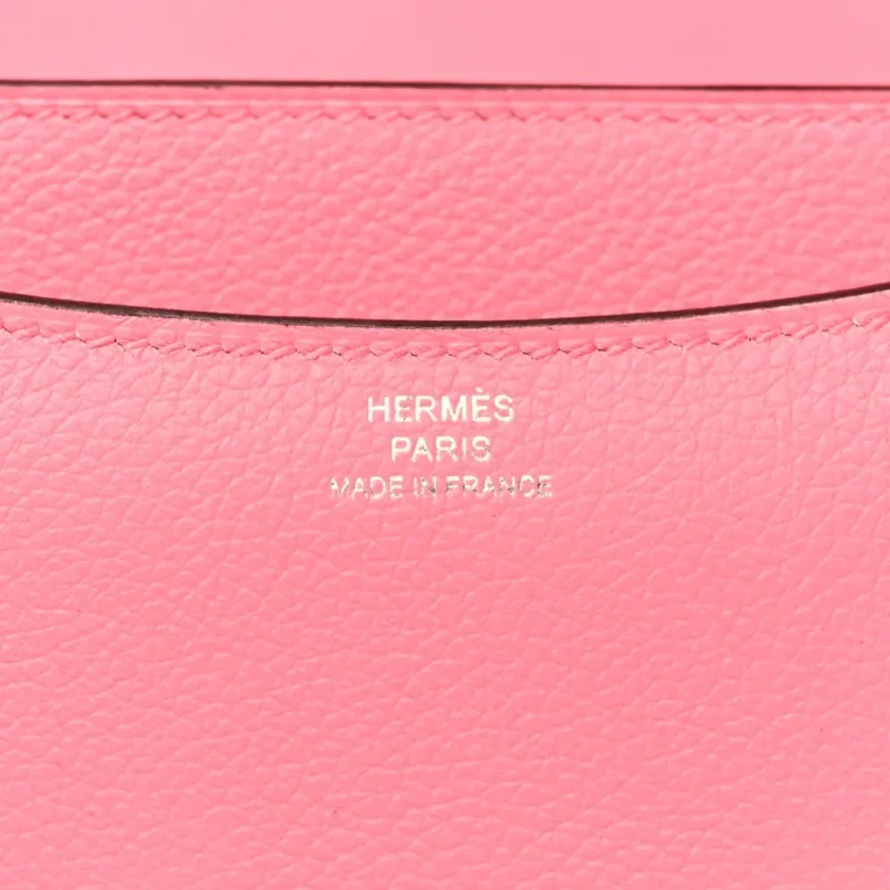 HERM??S CONSTANCE 18 ROSE AZAL??E EVERCOLOR LEATHER PALLADIUM HARDWARE - Image 2