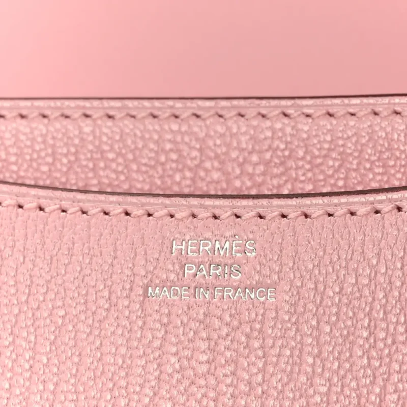 HERM??S CONSTANCE 18 ROSE SAKURA CH??VRE MYSORE LEATHER SILVER HARDWARE - Image 2