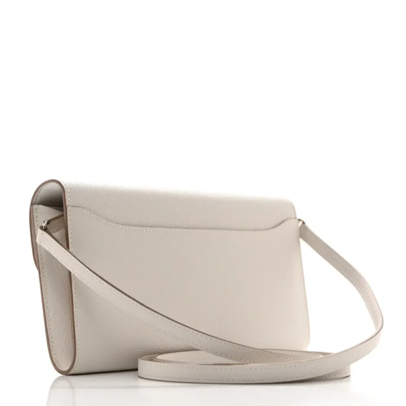 HERM??S CONSTANCE LONG TO GO WALLET GRIS P?LE EPSOM LEATHER SILVER HARDWARE - Image 3