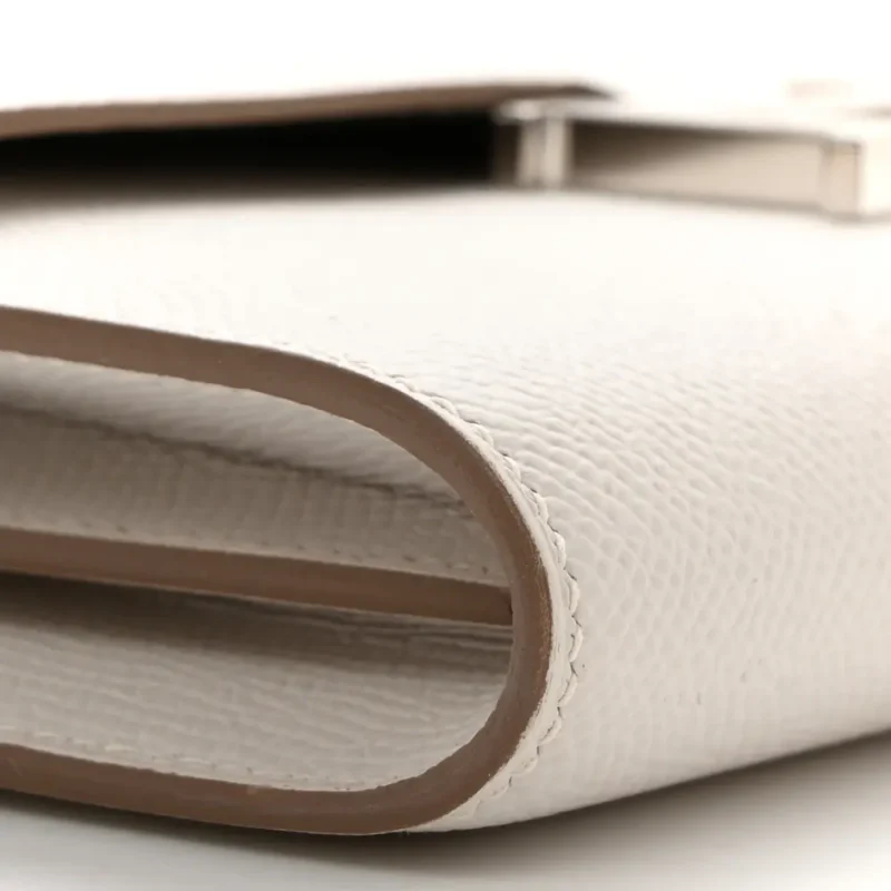 HERM??S CONSTANCE LONG TO GO WALLET GRIS P?LE EPSOM LEATHER SILVER HARDWARE - Image 4