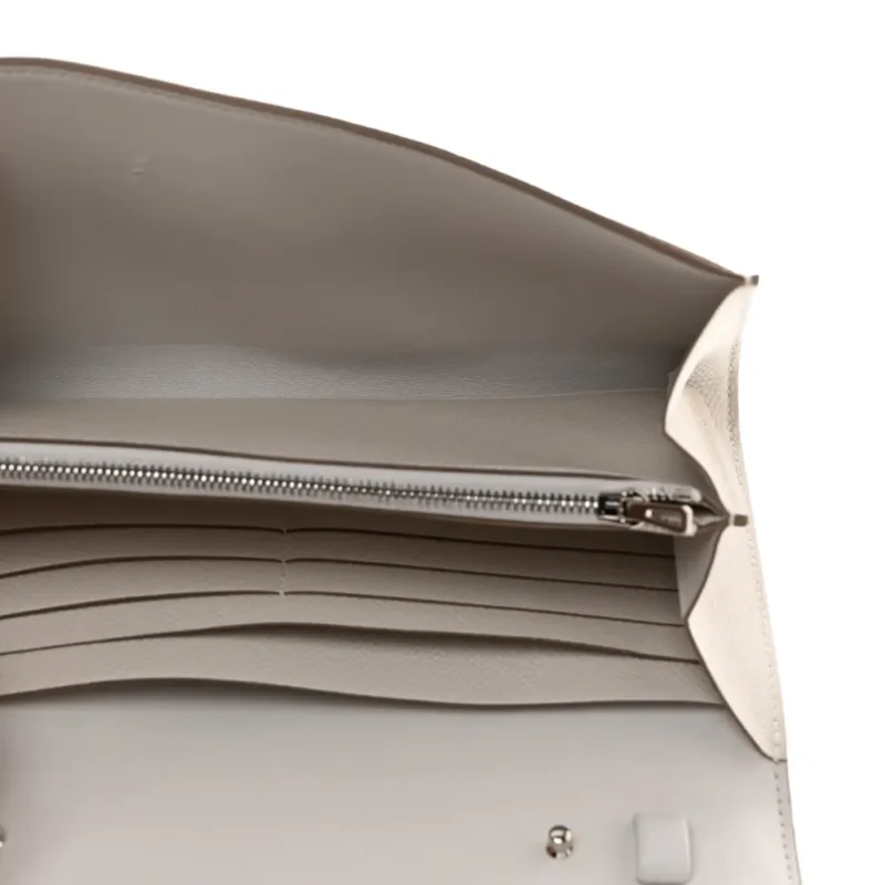 HERM??S CONSTANCE LONG TO GO WALLET GRIS P?LE EPSOM LEATHER SILVER HARDWARE - Image 7