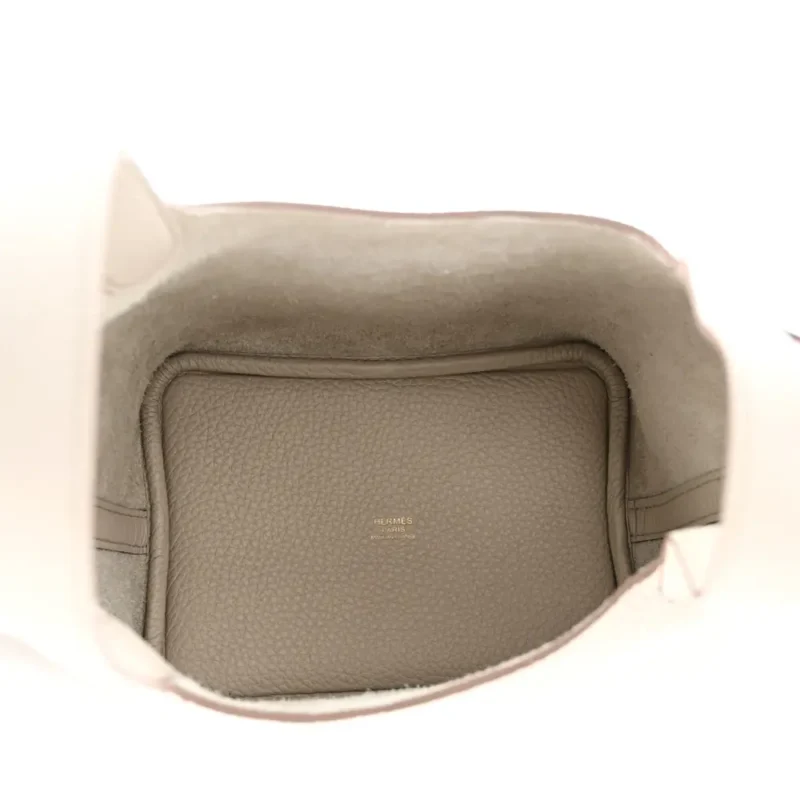 HERM??S PICOTIN LOCK 18 PM B??TON TAURILLON CLEMENCE LEATHER GOLD HARDWARE - Image 7