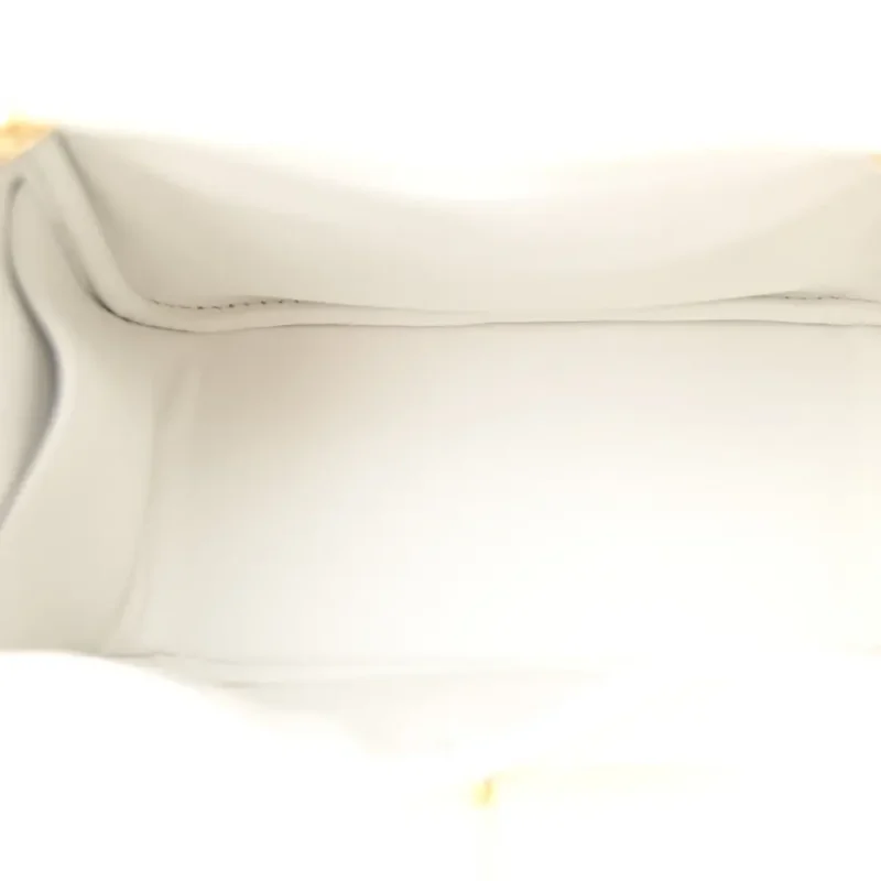 HERM??S MINI LINDY 20 NEW WHITE TAURILLON CLEMENCE LEATHER GOLD HARDWARE - Image 7