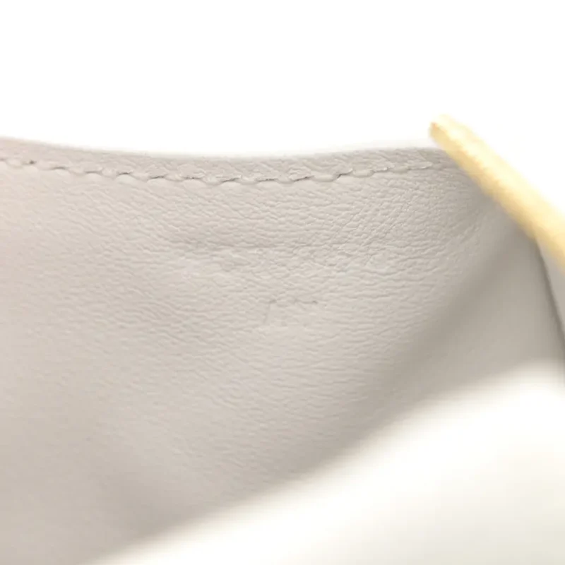 HERM??S MINI LINDY 20 NEW WHITE TAURILLON CLEMENCE LEATHER GOLD HARDWARE - Image 8