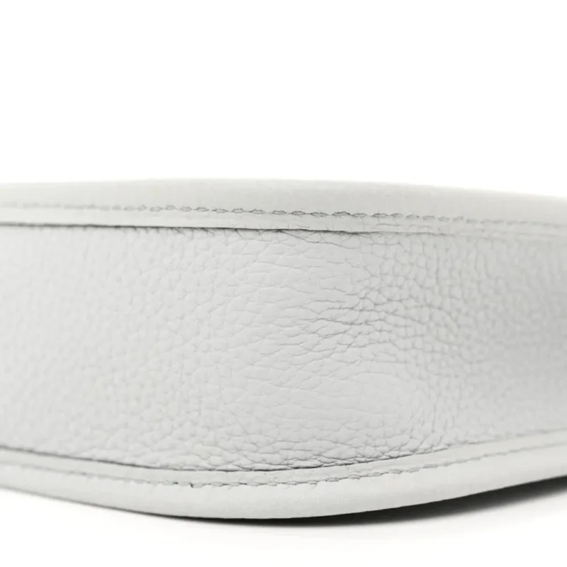 HERM??S AMAZONE EVELYNE TPM BLEU P?LE / ??TAIN TAURILLON CLEMENCE LEATHER PALLADIUM SILVER HARDWARE - Image 5