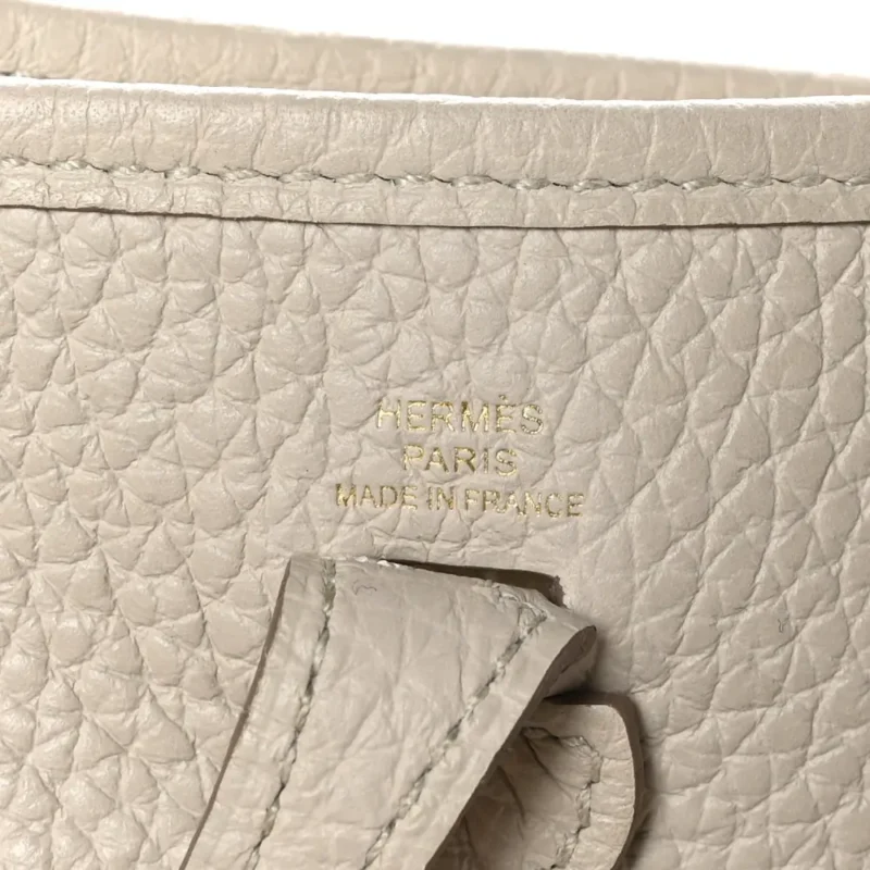 HERM??S AMAZONE EVELYNE TPM B??TON TAURILLON CLEMENCE LEATHER PALLADIUM HARDWARE - Image 2