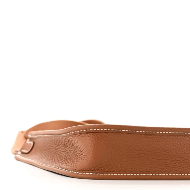 HERM??S EVELYNE TPM BROWN TAURILLON CLEMENCE LEATHER PALLADIUM HARDWARE - Image 4