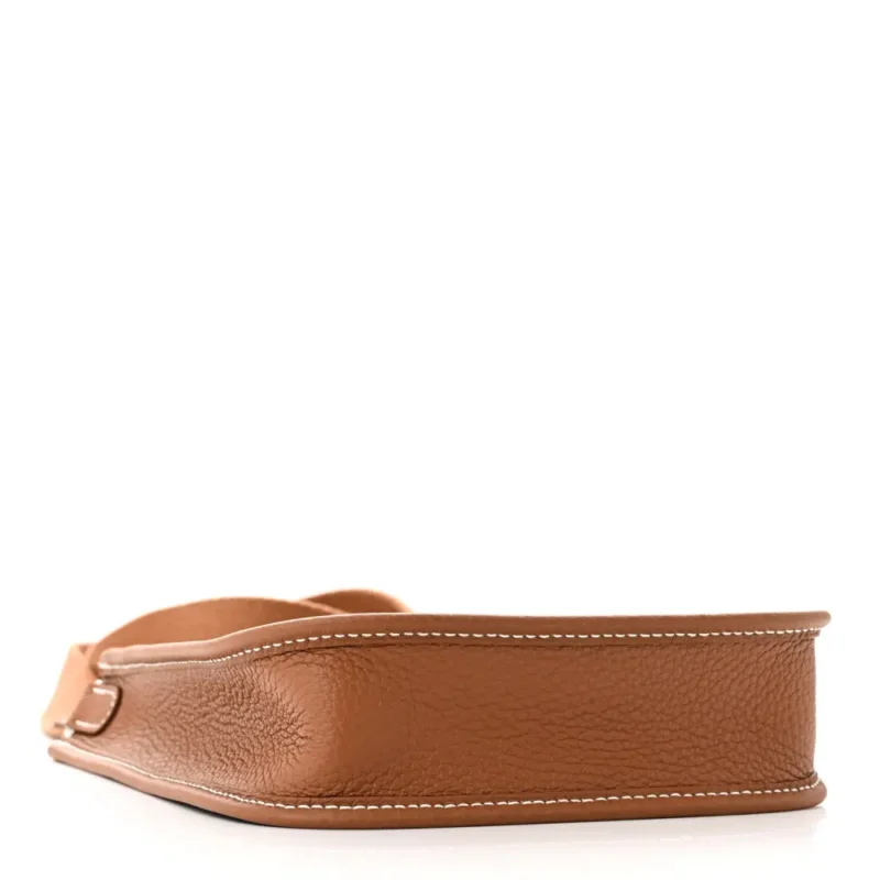HERM??S EVELYNE TPM BROWN TAURILLON CLEMENCE LEATHER PALLADIUM HARDWARE - Image 6