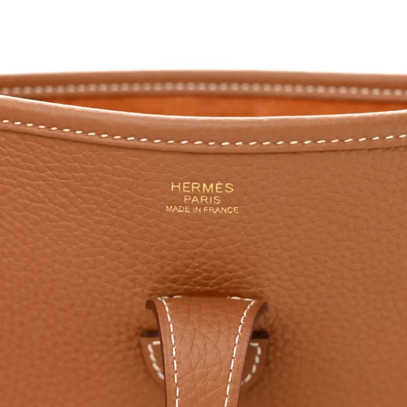 HERM??S EVELYNE III PM BROWN TAURILLON CLEMENCE LEATHER - Image 2
