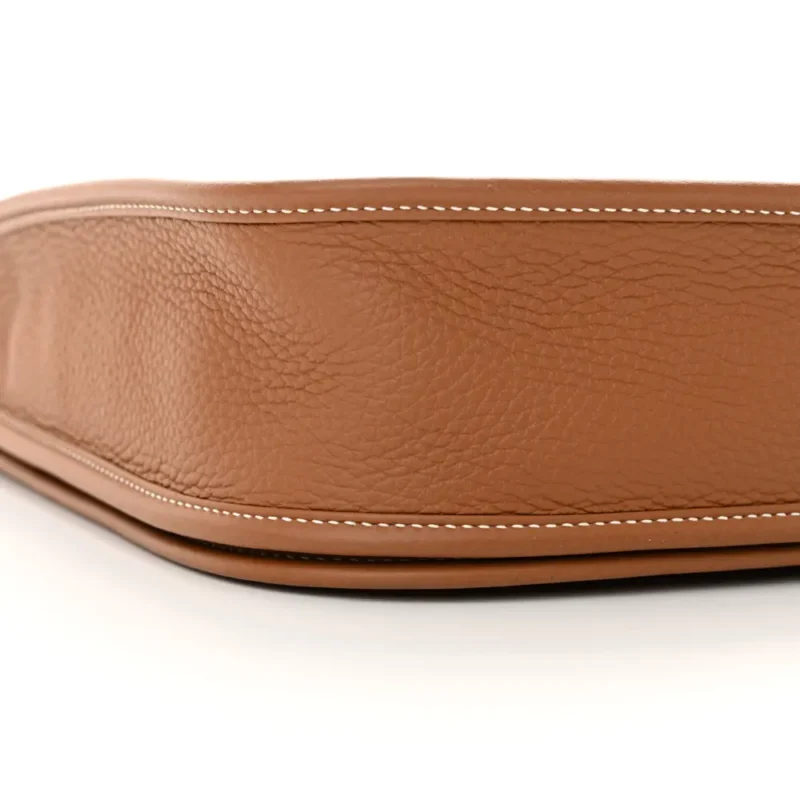 HERM??S EVELYNE III PM BROWN TAURILLON CLEMENCE LEATHER - Image 4
