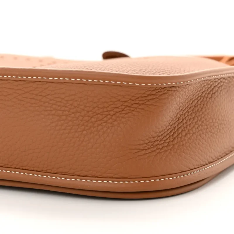 HERM??S EVELYNE III PM BROWN TAURILLON CLEMENCE LEATHER - Image 5