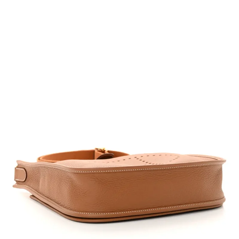 HERM??S EVELYNE III PM BROWN TAURILLON CLEMENCE LEATHER - Image 6