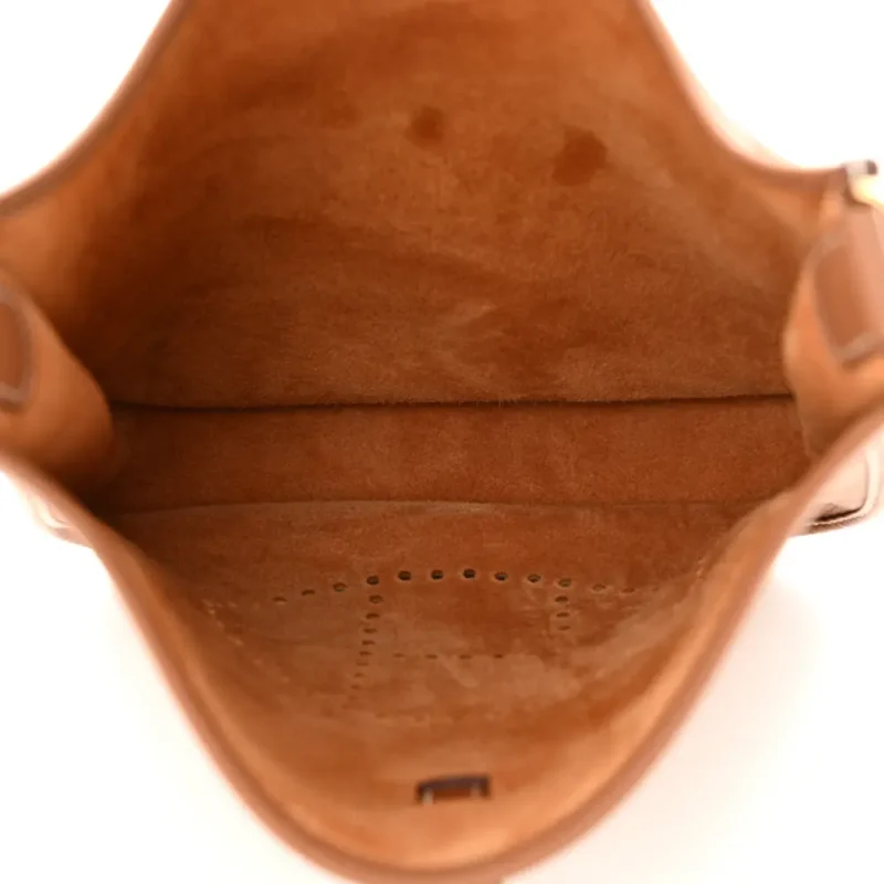 HERM??S EVELYNE III PM BROWN TAURILLON CLEMENCE LEATHER - Image 7