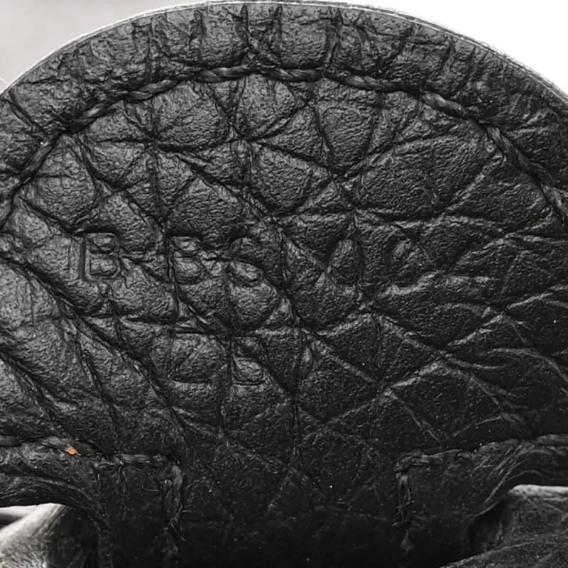 HERM??S EVELYNE III PM BLACK TAURILLON CLEMENCE LEATHER PALLADIUM SILVER HARDWARE - Image 8