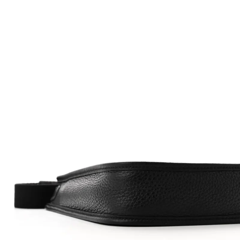 HERM??S EVELYNE TPM BLACK TAURILLON CLEMENCE LEATHER SILVER HARDWARE - Image 4