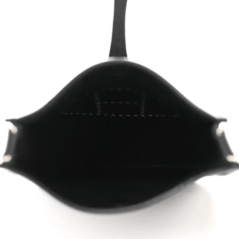 HERM??S EVELYNE TPM BLACK TAURILLON CLEMENCE LEATHER SILVER HARDWARE - Image 7