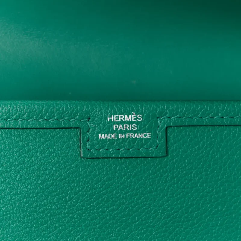 HERM??S JIGE ELAN 29 CLUTCH VERT VERTIGO EVERCOLOR LEATHER - Image 2