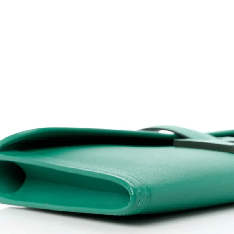 HERM??S JIGE ELAN 29 CLUTCH VERT VERTIGO EVERCOLOR LEATHER - Image 4