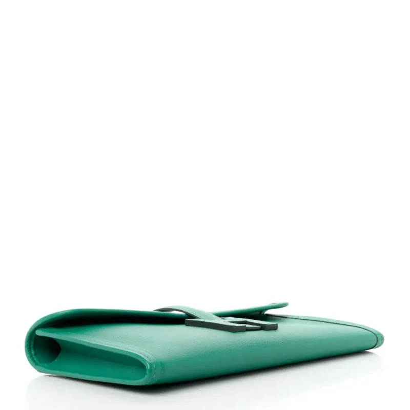 HERM??S JIGE ELAN 29 CLUTCH VERT VERTIGO EVERCOLOR LEATHER - Image 6