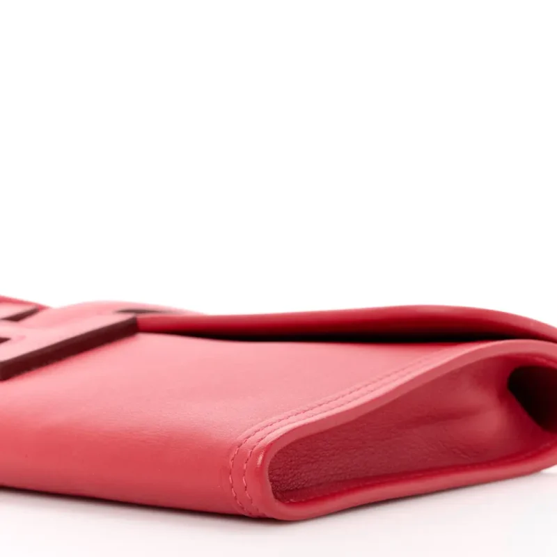 HERM??S JIGE ELAN 29 CLUTCH ROUGE TOMATE SWIFT LEATHER - Image 5