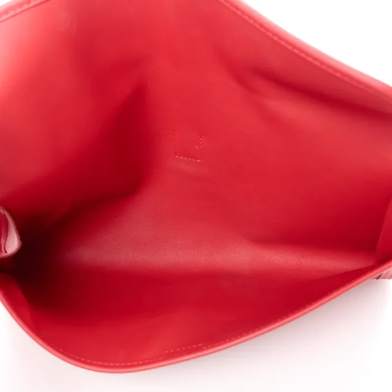 HERM??S JIGE ELAN 29 CLUTCH ROUGE TOMATE SWIFT LEATHER - Image 7
