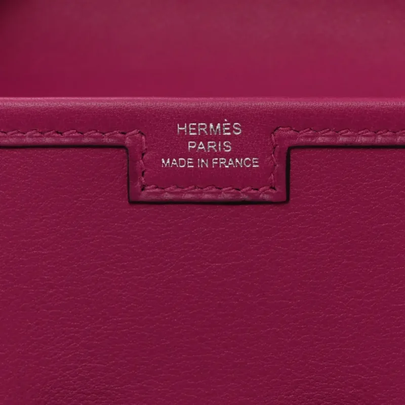 HERM??S JIGE ELAN 29 CLUTCH ROSE POURPRE SWIFT LEATHER - Image 2