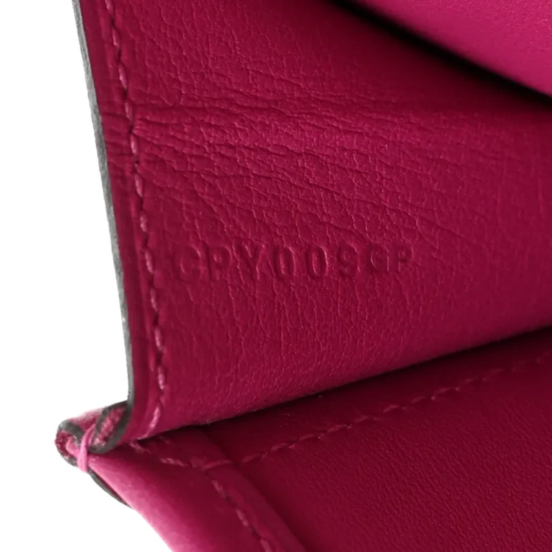 HERM??S JIGE ELAN 29 CLUTCH ROSE POURPRE SWIFT LEATHER - Image 6