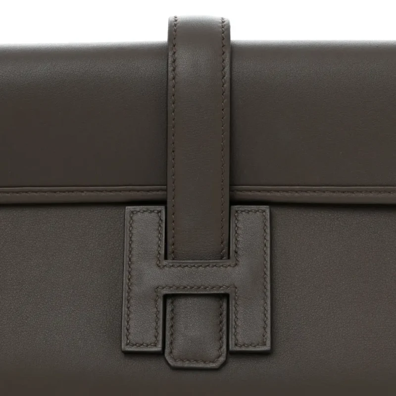 HERM??S JIGE ELAN 29 CLUTCH ??TAIN SWIFT LEATHER - Image 6