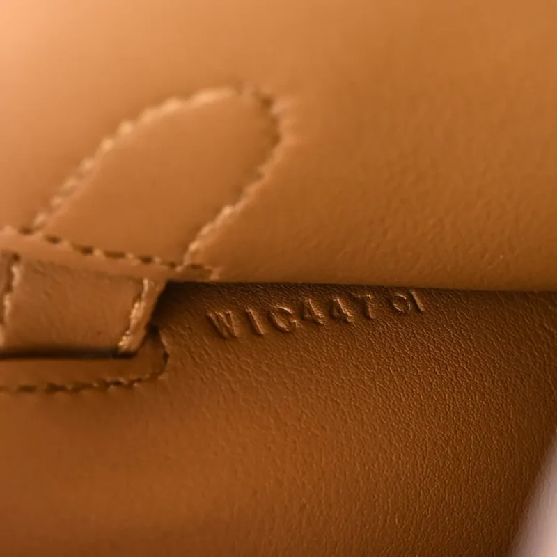 HERM??S MINI JYPSI??RE BRONZE DOR?? SWIFT LEATHER GOLD HARDWARE - Image 8