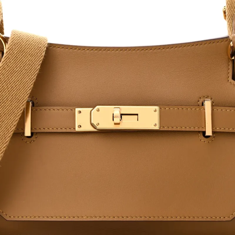 HERM??S MINI JYPSI??RE BRONZE DOR?? SWIFT LEATHER GOLD HARDWARE - Image 9