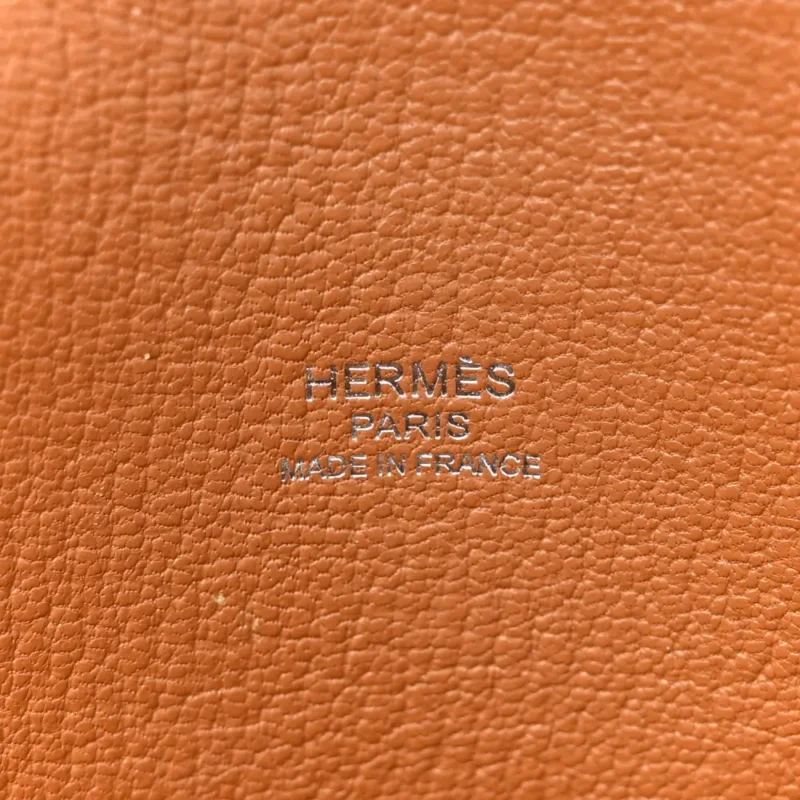 HERM??S JYPSIERE 28 BROWN TAURILLON CLEMENCE LEATHER PALLADIUM SILVER HARDWARE - Image 2