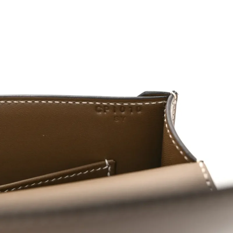 HERM??S MINI VERROU CHAINE BAG ??TAIN TADELAKT LEATHER PALLADIUM SILVER HARDWARE - Image 8