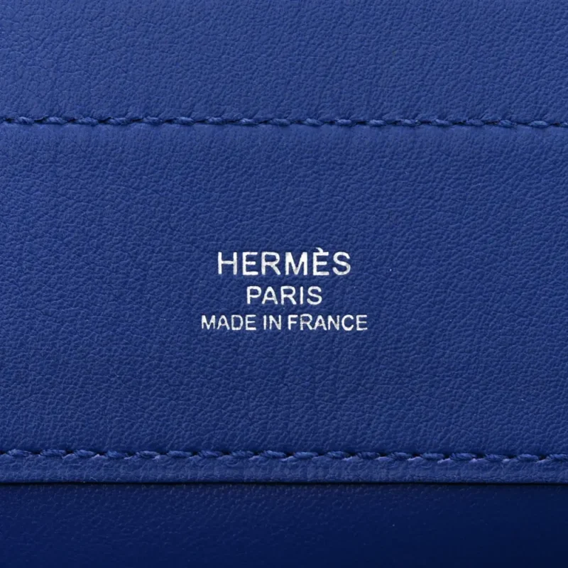 HERM??S MINI ALINE BLEU ??LECTRIQUE MILO LAMBSKIN & SWIFT LEATHER - Image 2