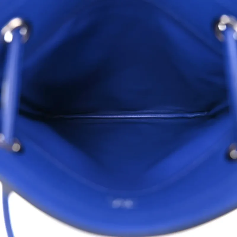 HERM??S MINI ALINE BLEU ??LECTRIQUE MILO LAMBSKIN & SWIFT LEATHER - Image 7