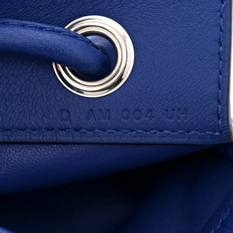 HERM??S MINI ALINE BLEU ??LECTRIQUE MILO LAMBSKIN & SWIFT LEATHER - Image 8