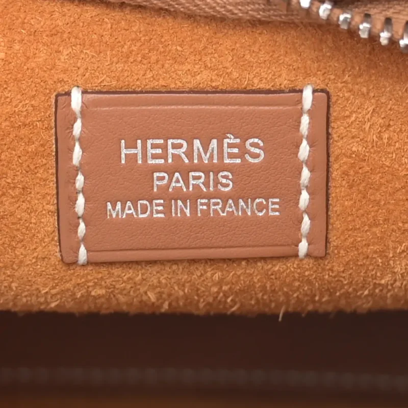 HERM??S P??TIT ARCON BROWN TOGO & SWIFT LEATHER SILVER HARDWARE - Image 2