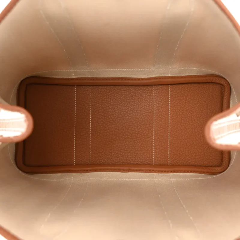 HERM??S GARDEN PARTY 30 TPM TOTE BROWN TOILE & NEGONDA LEATHER - Image 7