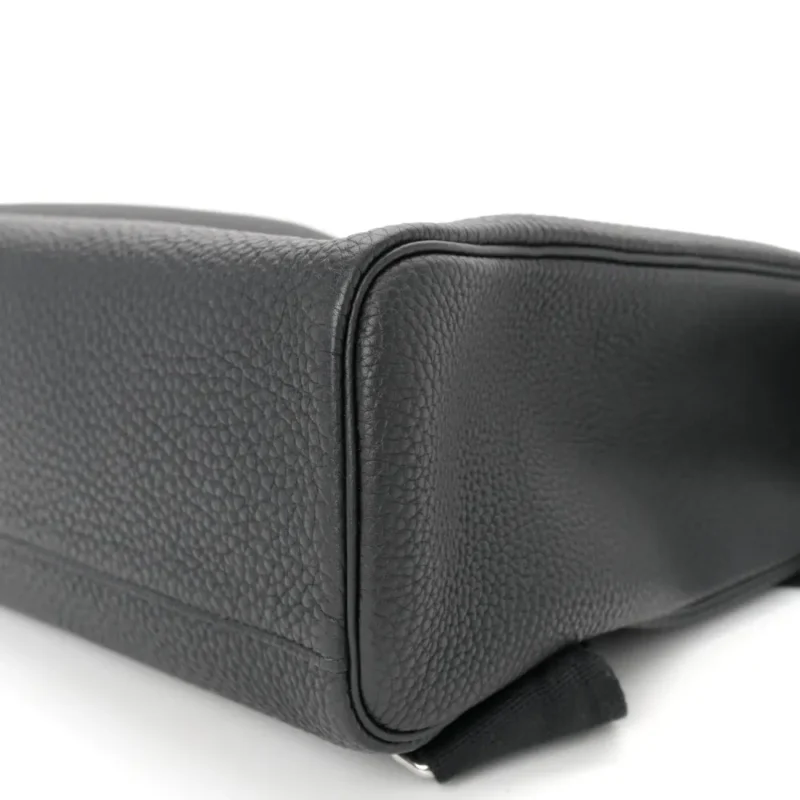 HERM??S HAC ?? DOS GM BACKPACK BLACK TOGO LEATHER PALLADIUM HARDWARE - Image 5