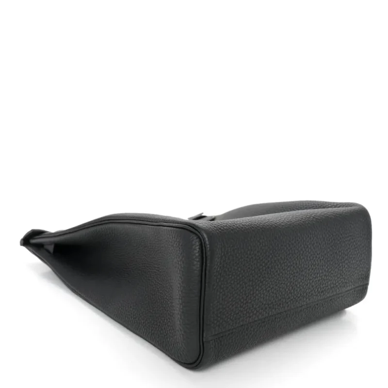 HERM??S HAC ?? DOS GM BACKPACK BLACK TOGO LEATHER PALLADIUM HARDWARE - Image 6