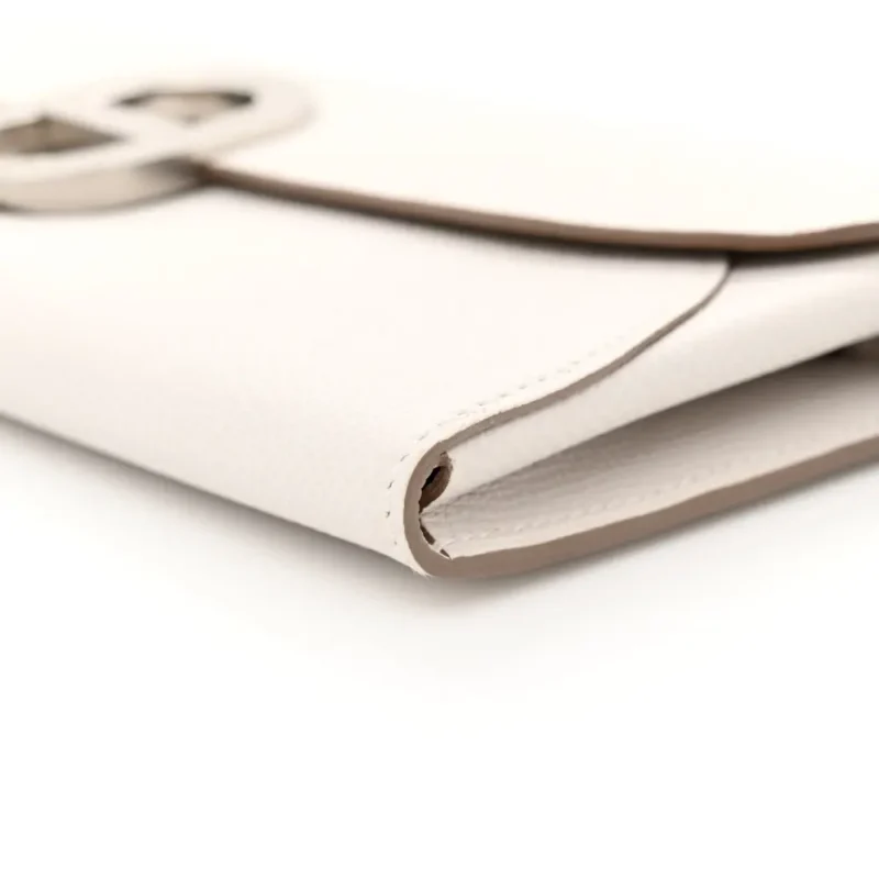 HERM??S CHAINE D??ANCRE TO GO WALLET GRIS PALE EPSOM LEATHER PALLADIUM SILVER HARDWARE - Image 5
