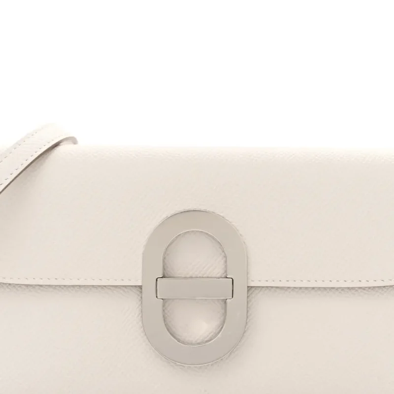 HERM??S CHAINE D??ANCRE TO GO WALLET GRIS PALE EPSOM LEATHER PALLADIUM SILVER HARDWARE - Image 9