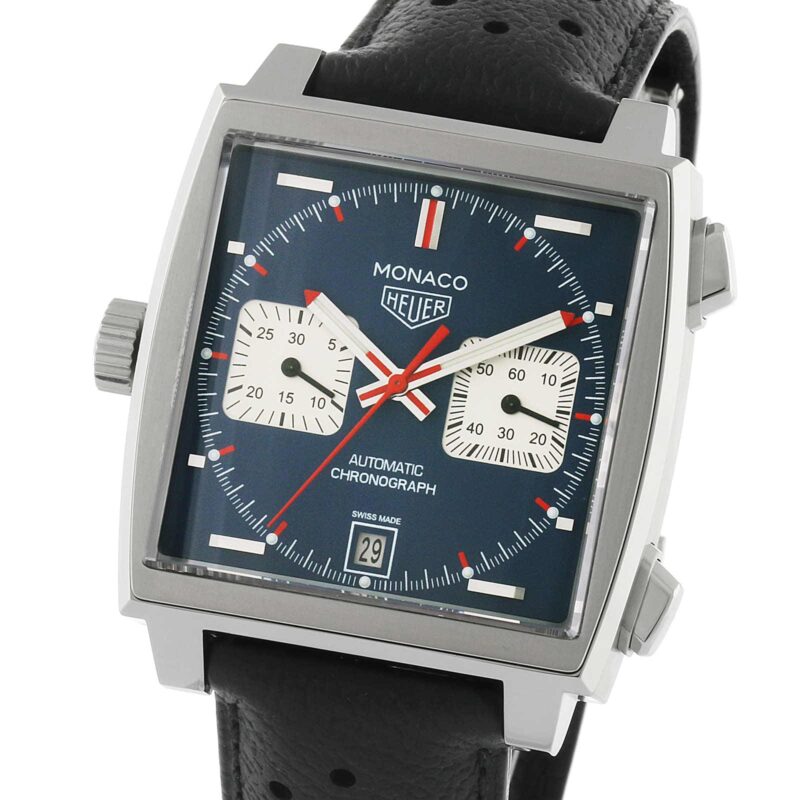 TAG HEUER VINTAGE MONACO AUTOMATIC 39MM MENS WATCH CAW211P.FC6356 - Image 4