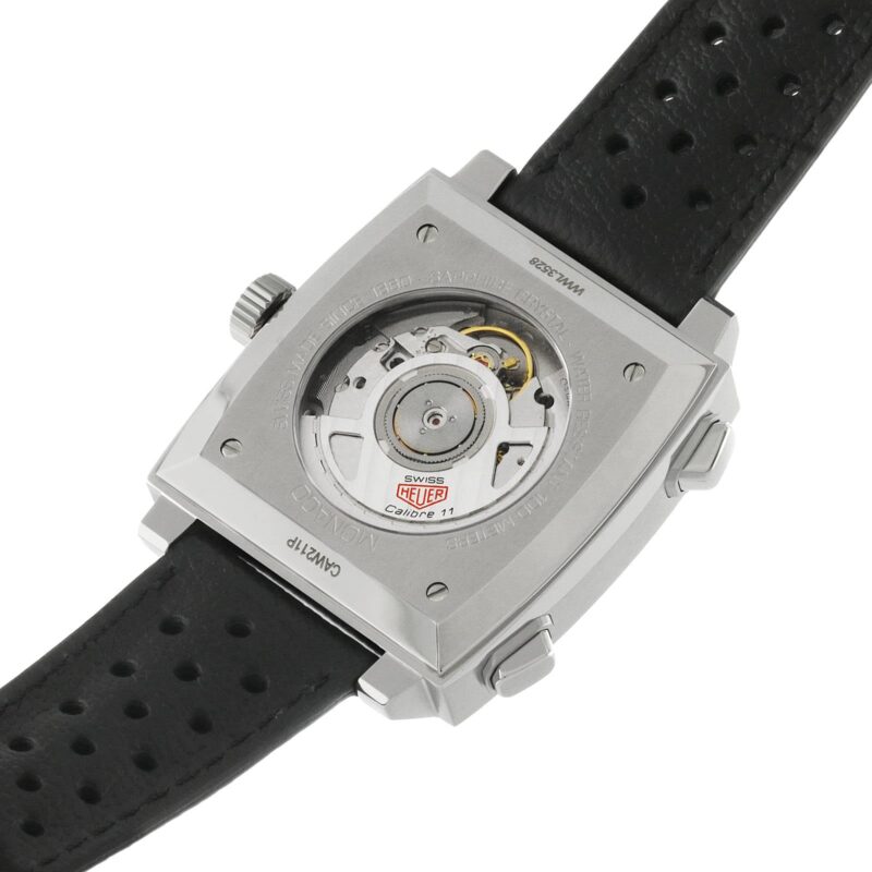 TAG HEUER VINTAGE MONACO AUTOMATIC 39MM MENS WATCH CAW211P.FC6356 - Image 6