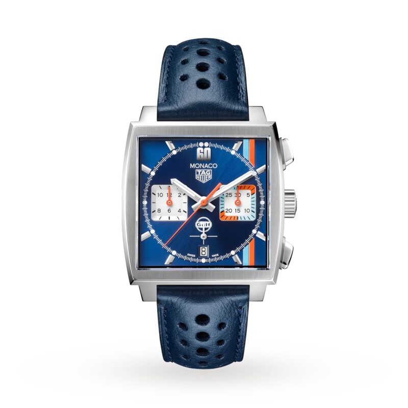 TAG HEUER MONACO GULF SPECIAL EDITION 39MM MENS WATCH CBL2115.FC6494
