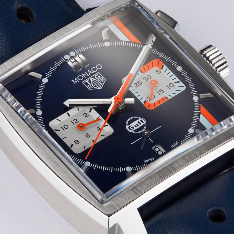 TAG HEUER MONACO GULF SPECIAL EDITION 39MM MENS WATCH CBL2115.FC6494 - Image 7