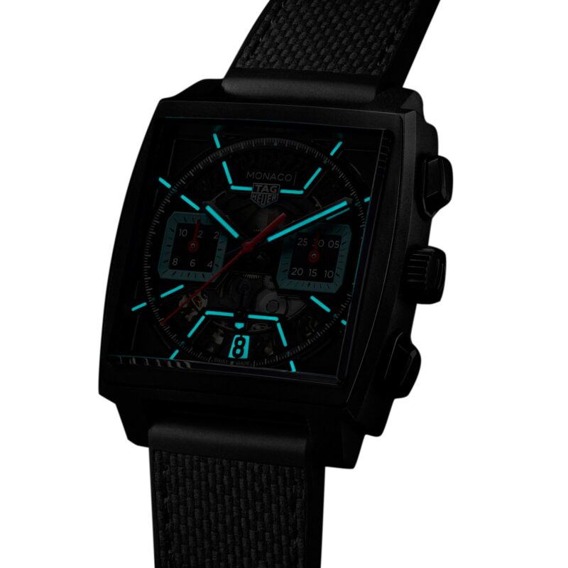 TAG HEUER MONACO CHRONOGRAPH 39MM MENS WATCH TITANIUM TURQOUISE CBL2184.FT6236 - Image 7